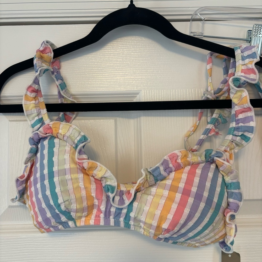 NWT J. Crew Ruffle Bikini - Picture 3 of 9